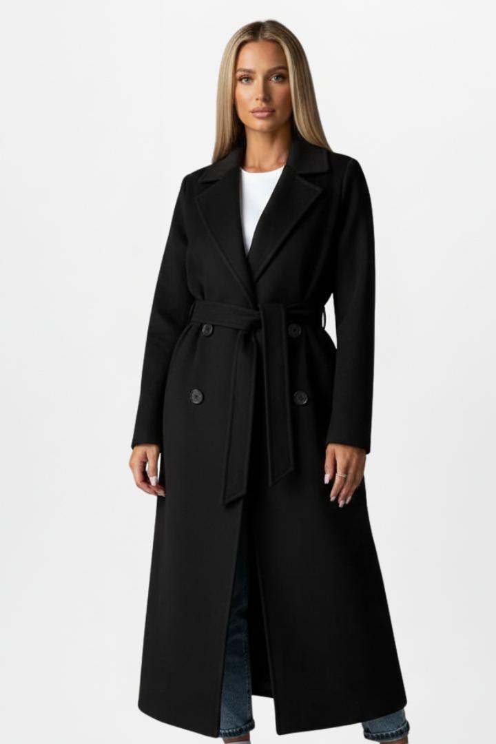 Rowena | Women’s Long Coat with Belt