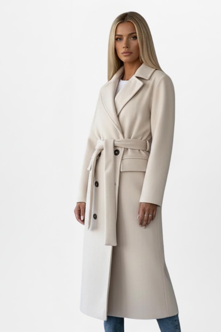 Rowena | Women’s Long Coat with Belt