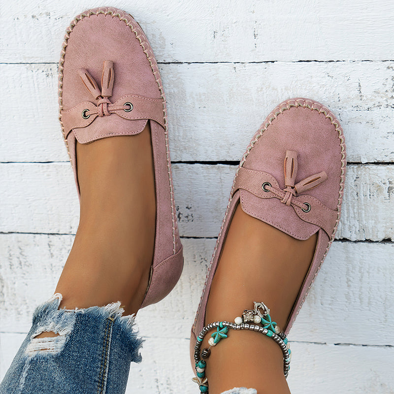 Reagan | Classic Bow Loafers