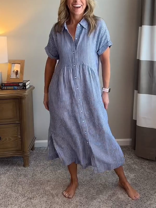 Gabrielle | Striped Button-Up