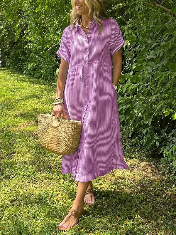 Gabrielle | Striped Button-Up