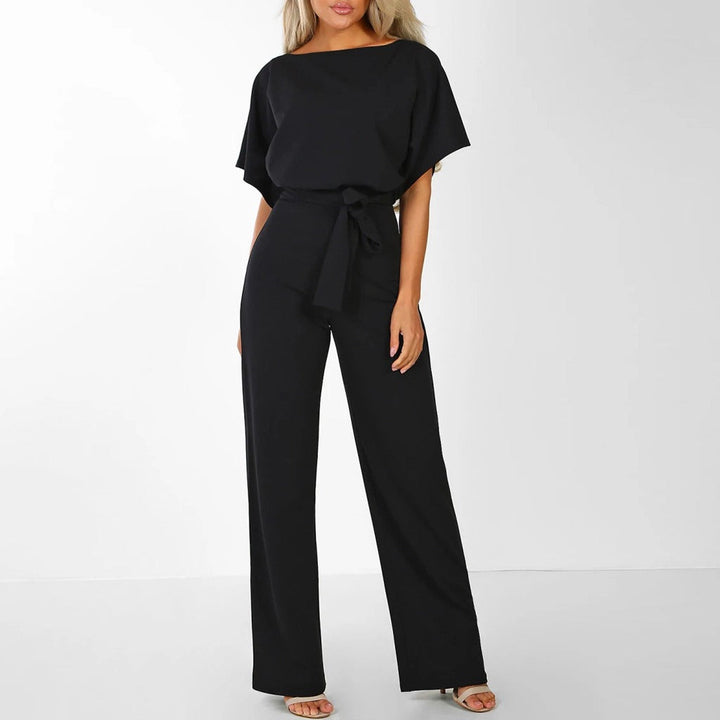 Madison | Women's Elegant Belted Jumpsuit