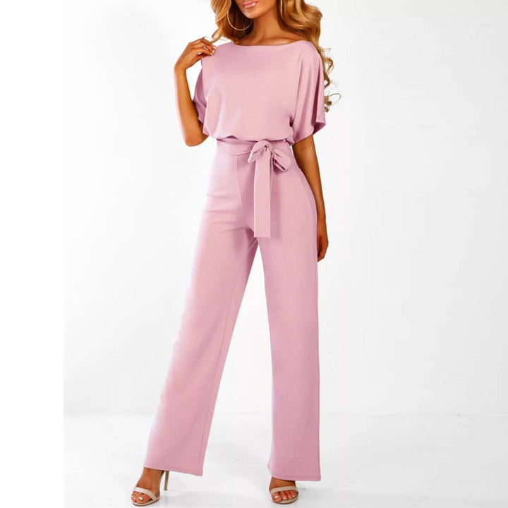 Madison | Women's Elegant Belted Jumpsuit