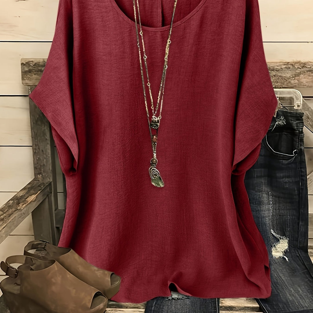 Odette | Relaxed Short Sleeve Top