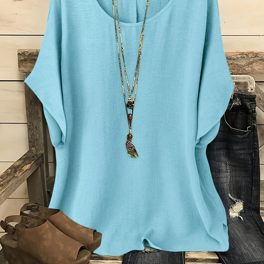 Odette | Relaxed Short Sleeve Top