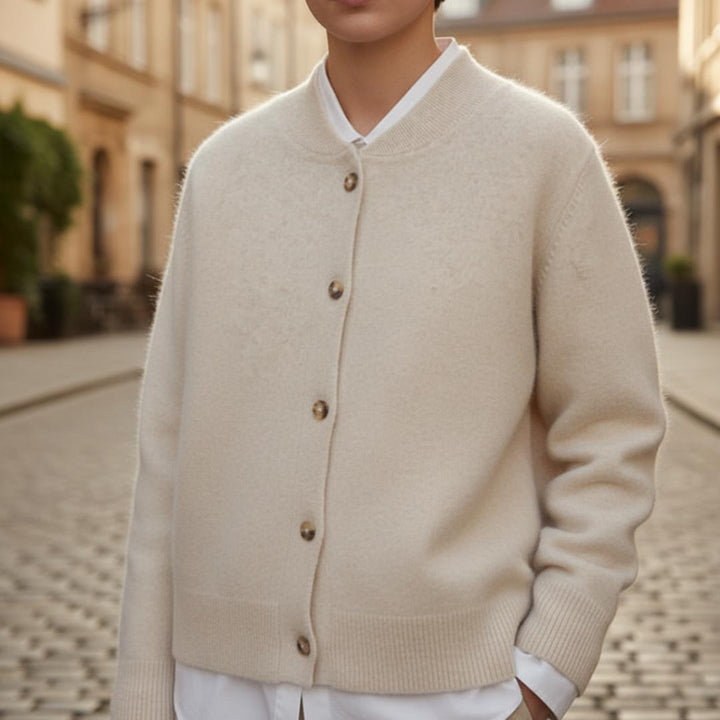 Rowan | Women's Bomber Style Button-Up Cardigan