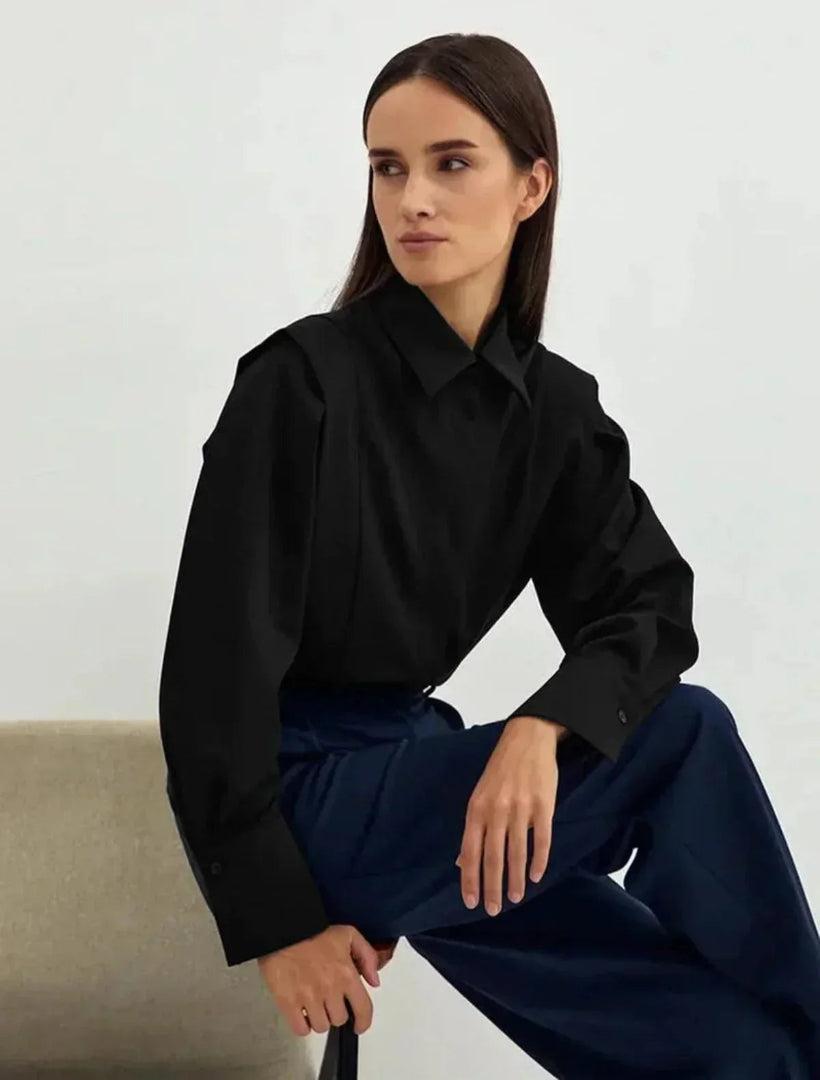 Emma | Women’s Cotton Button-Up Longsleeve Shirt