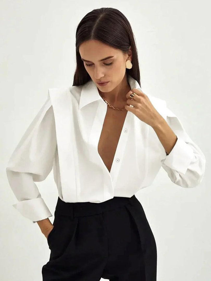 Emma | Women’s Cotton Button-Up Longsleeve Shirt