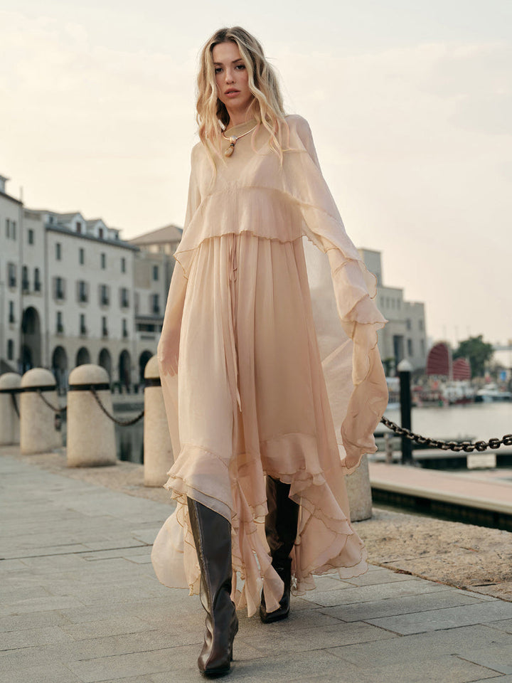 Vivian | Chiffon Layered Dress