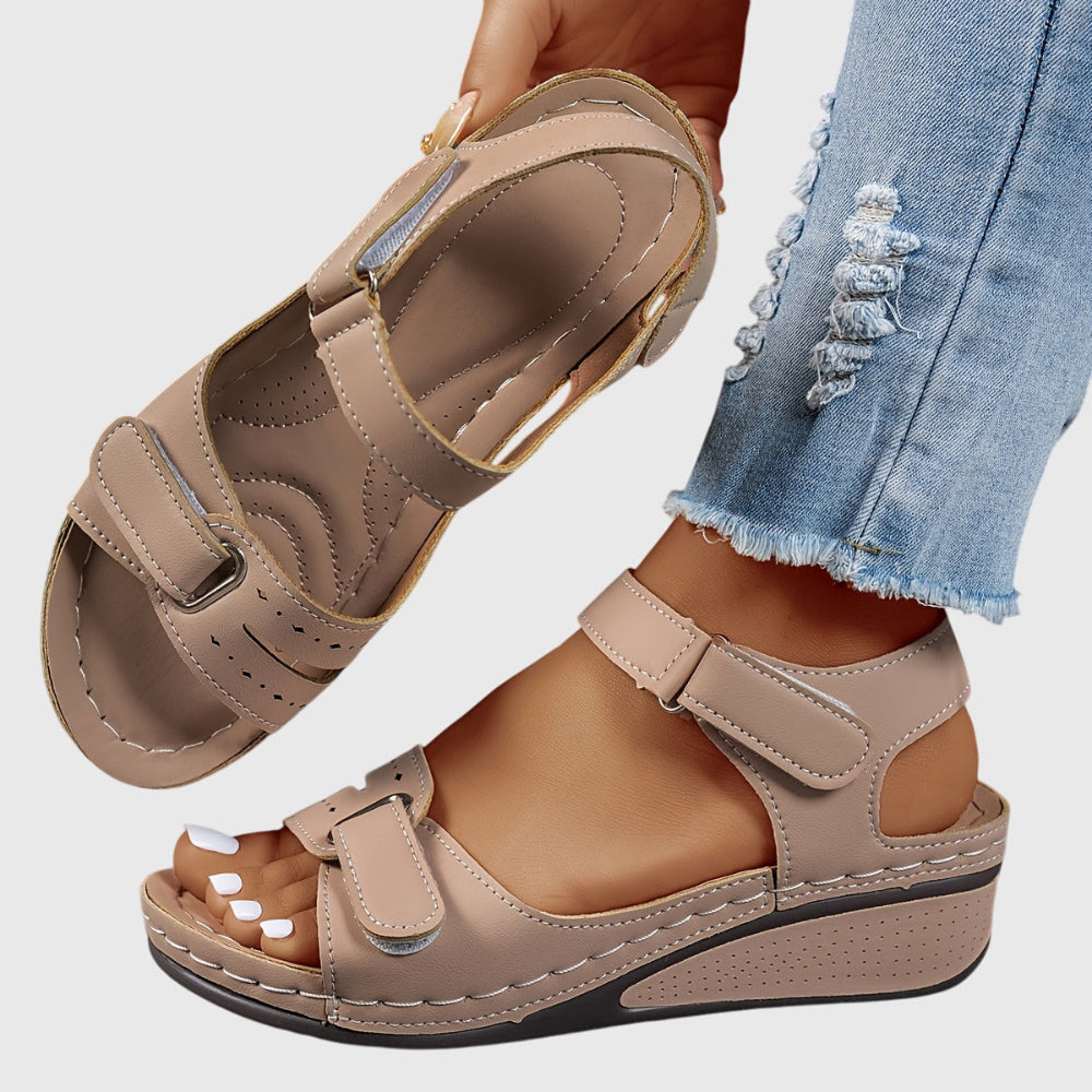 Crystal | Comfortable Flat Sandals