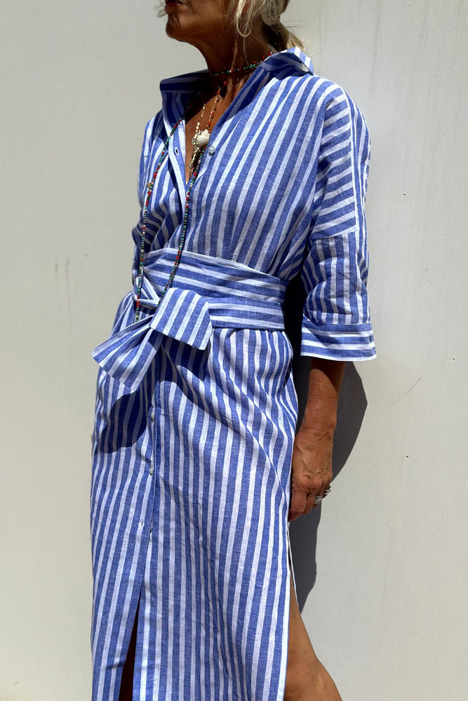 Faith | Striped Shirt Dress