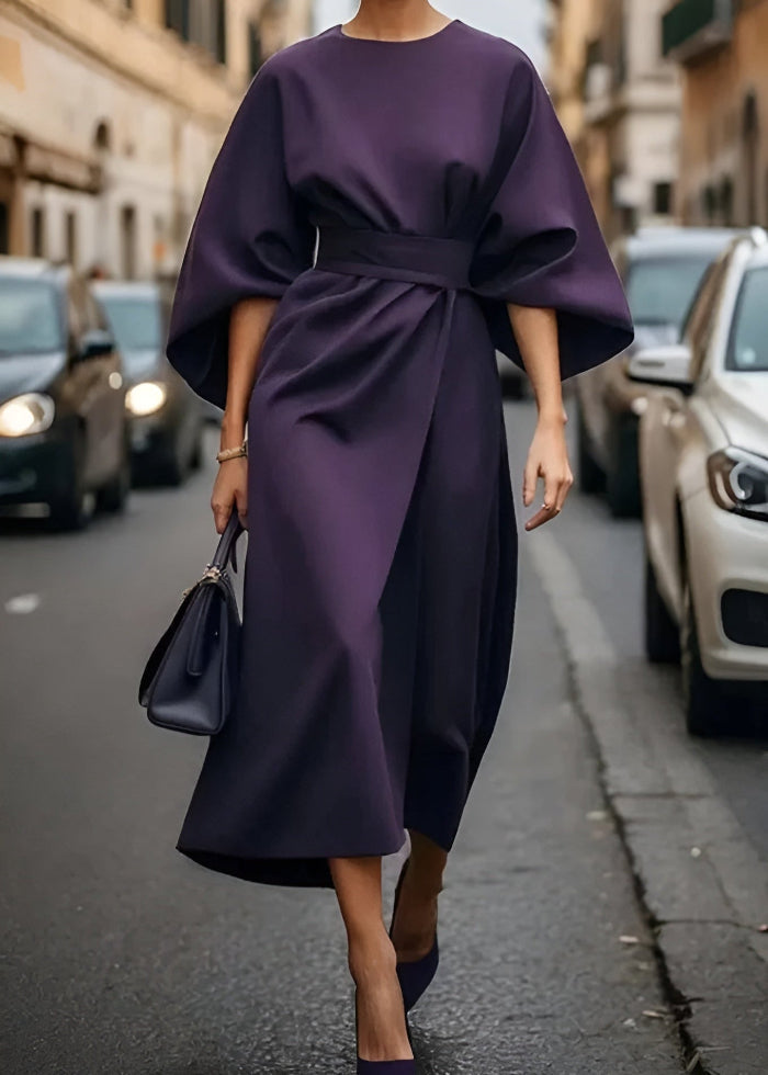 Aurora | Flowy Belted Maxi Dress