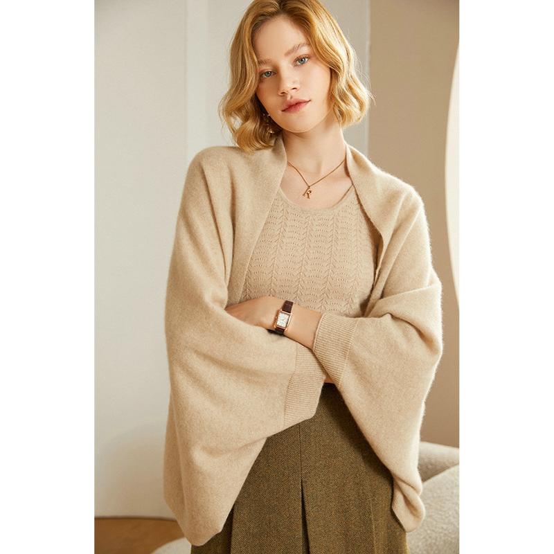 Riley | Women’s Soft Knit Cardigan and Shawl Set