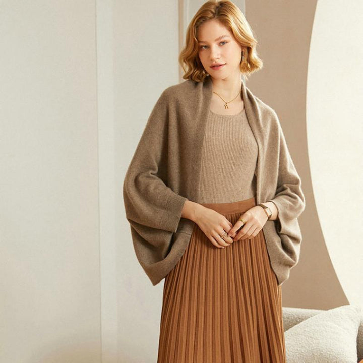 Riley | Women’s Soft Knit Cardigan and Shawl Set