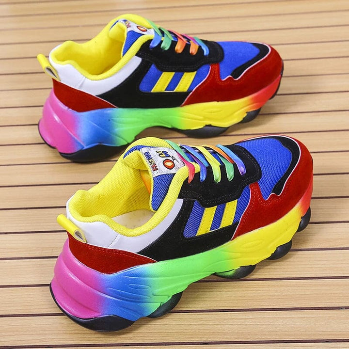 Cora | Ergonomic Rainbow Sneakers