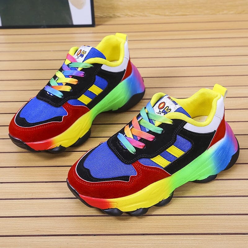 Cora | Ergonomic Rainbow Sneakers