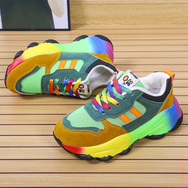 Cora | Ergonomic Rainbow Sneakers