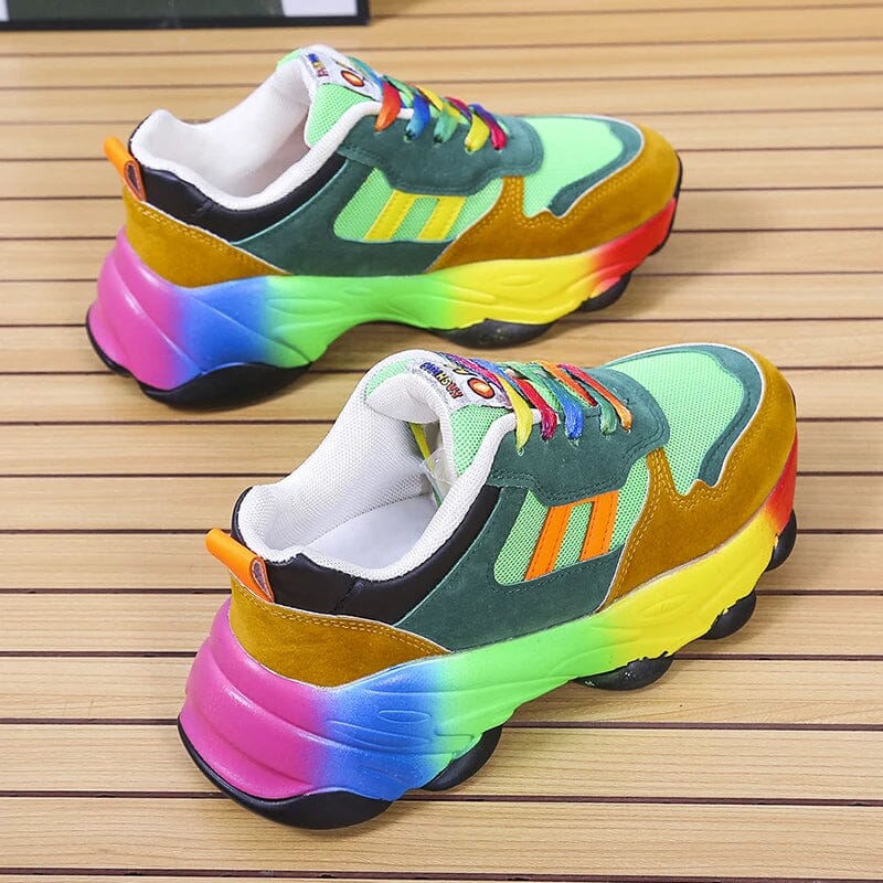 Cora | Ergonomic Rainbow Sneakers