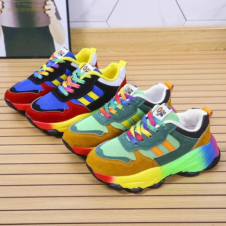 Cora | Ergonomic Rainbow Sneakers