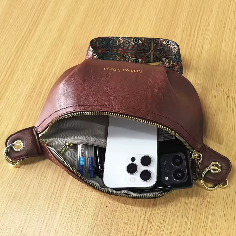 Estelle | Retro Leather Crossbody Vintage Bag