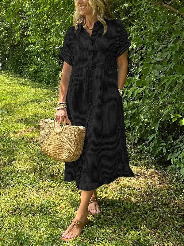 Brooklyn | Women’s Striped Shirt Dress