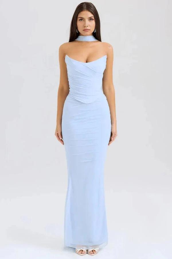 Hailey | The Midnight Hour Corset Maxi Dress