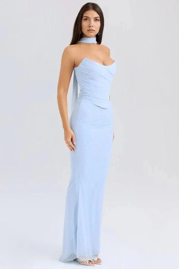 Hailey | The Midnight Hour Corset Maxi Dress
