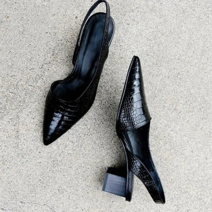Sloane | Women’s Pointed Toe Block Heel Pumps
