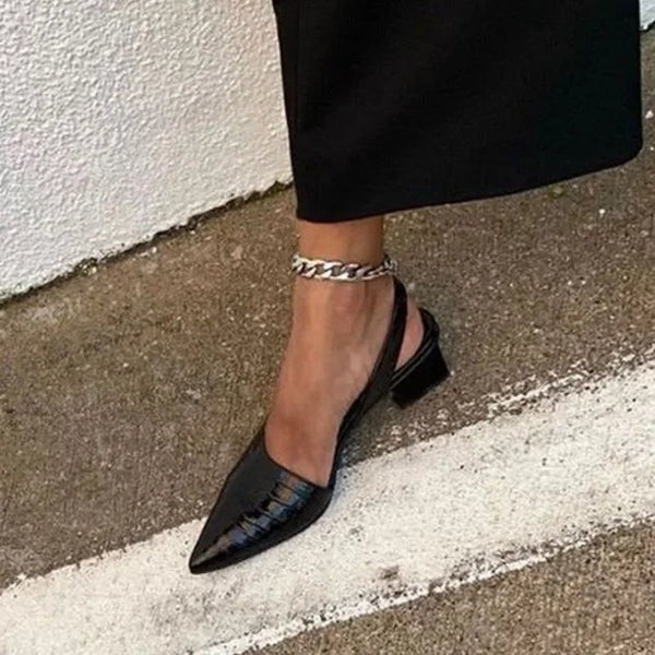 Sloane | Women’s Pointed Toe Block Heel Pumps