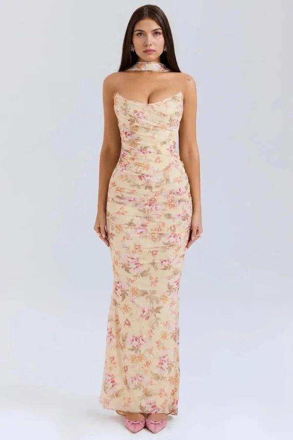 Hailey | The Midnight Hour Corset Maxi Dress