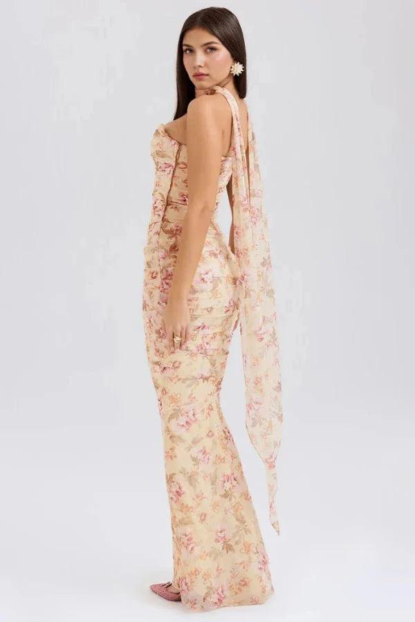 Hailey | The Midnight Hour Corset Maxi Dress