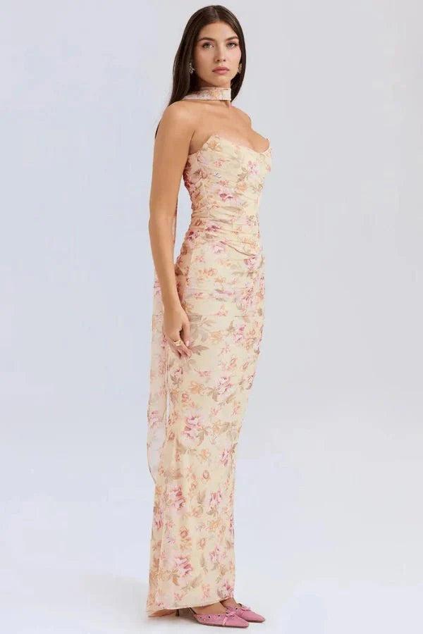 Hailey | The Midnight Hour Corset Maxi Dress