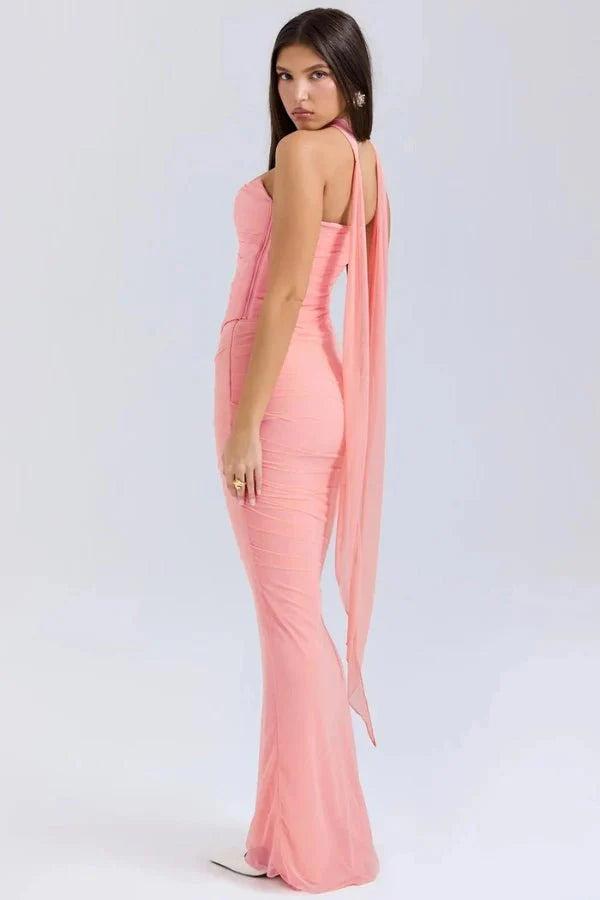 Hailey | The Midnight Hour Corset Maxi Dress
