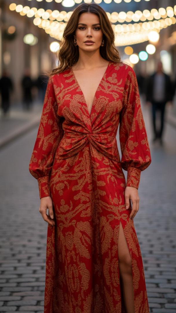 Elena | Elegant Longsleeve Dress