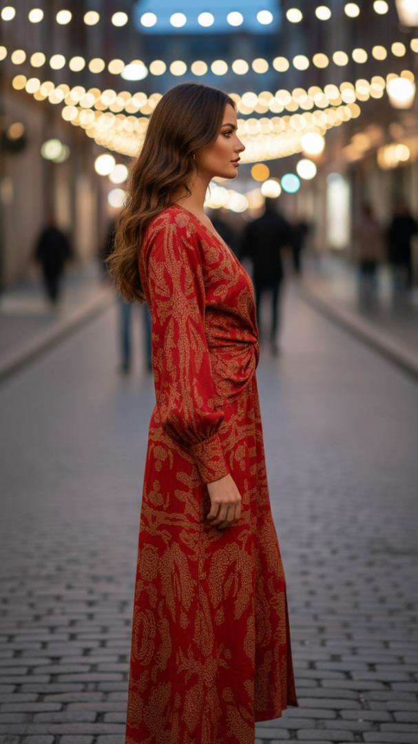 Elena | Elegant Longsleeve Dress