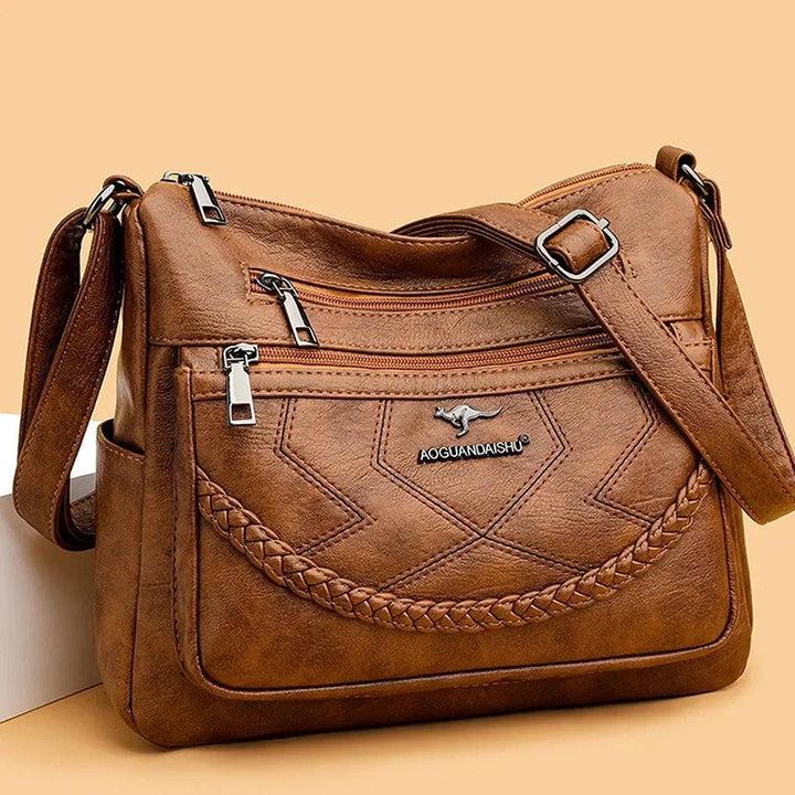 Zoey | Luxury Soft Leather Crossbody Shoulder Bag