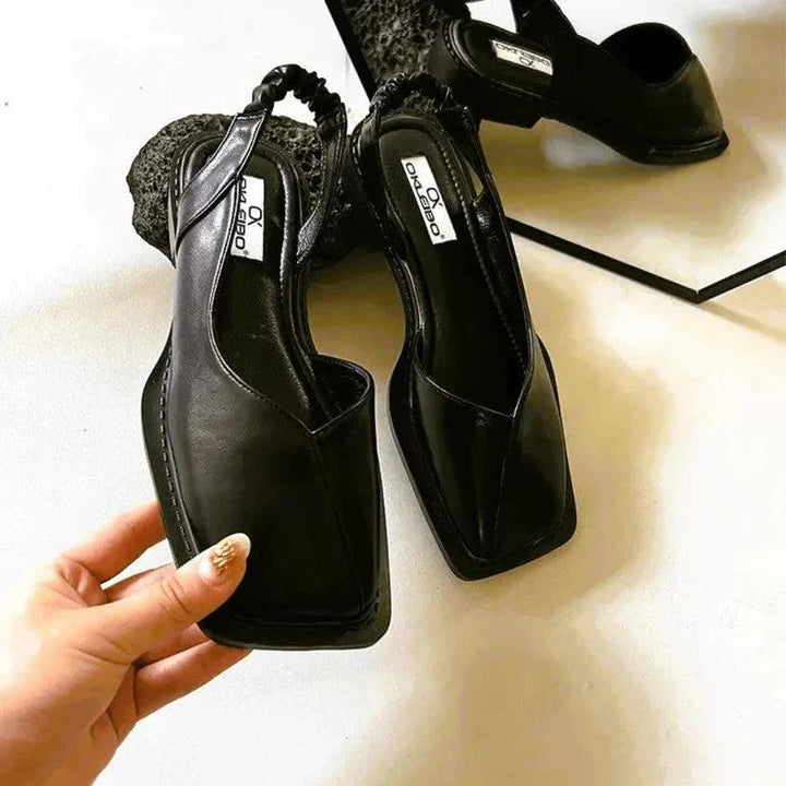 Mary janes | Leather Slip-On Flats