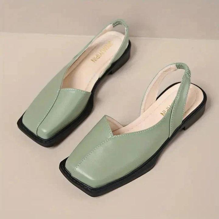 Mary janes | Leather Slip-On Flats