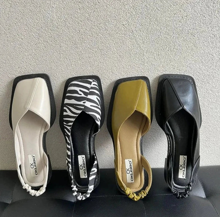 Mary janes | Leather Slip-On Flats