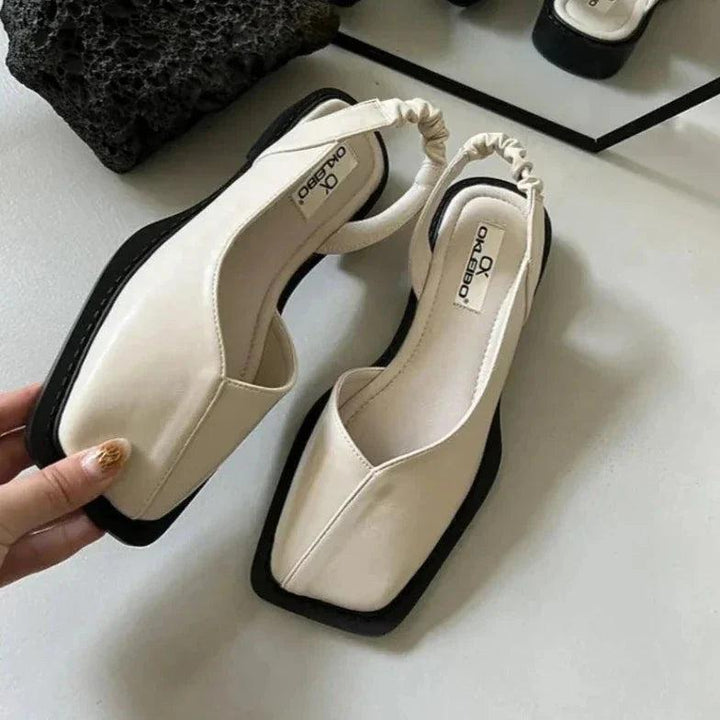 Mary janes | Leather Slip-On Flats