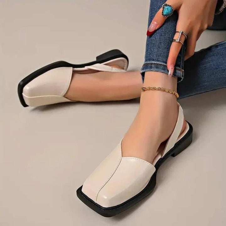 Mary janes | Leather Slip-On Flats