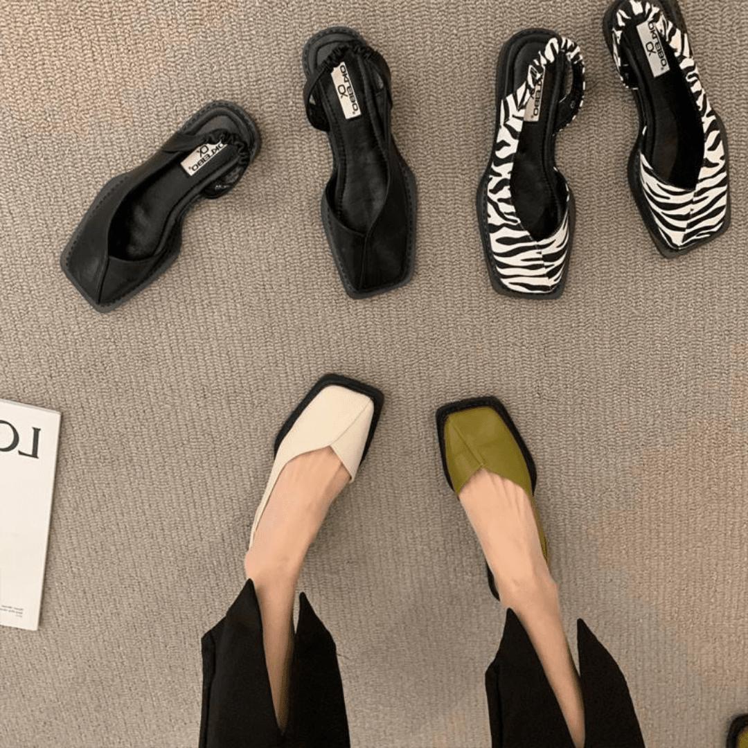 Mary janes | Leather Slip-On Flats