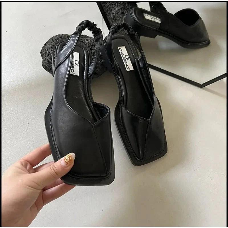 Mary janes | Leather Slip-On Flats