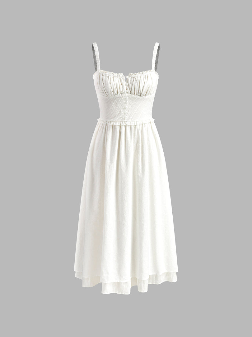 Hope | Ruffle Hem Midi Dress
