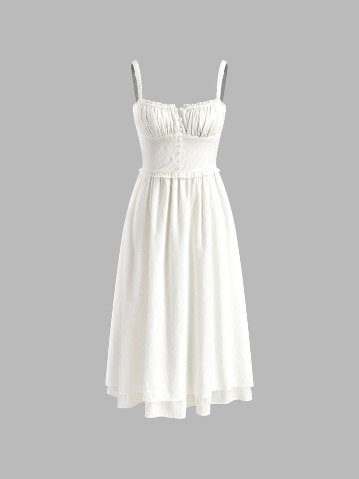 Hope | Ruffle Hem Midi Dress