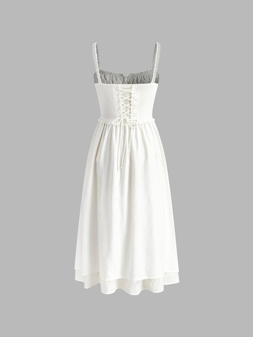 Hope | Ruffle Hem Midi Dress