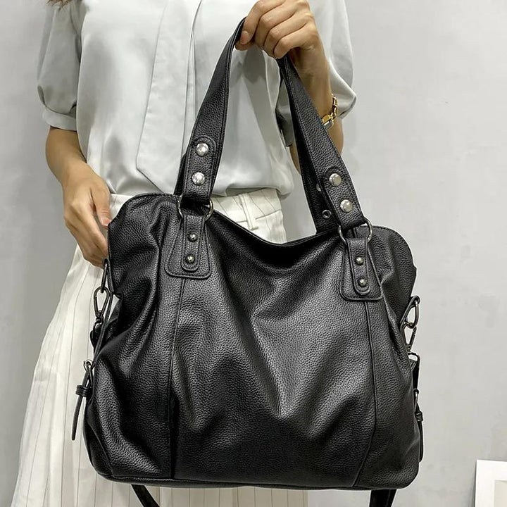 Demi | Large soft leather bag