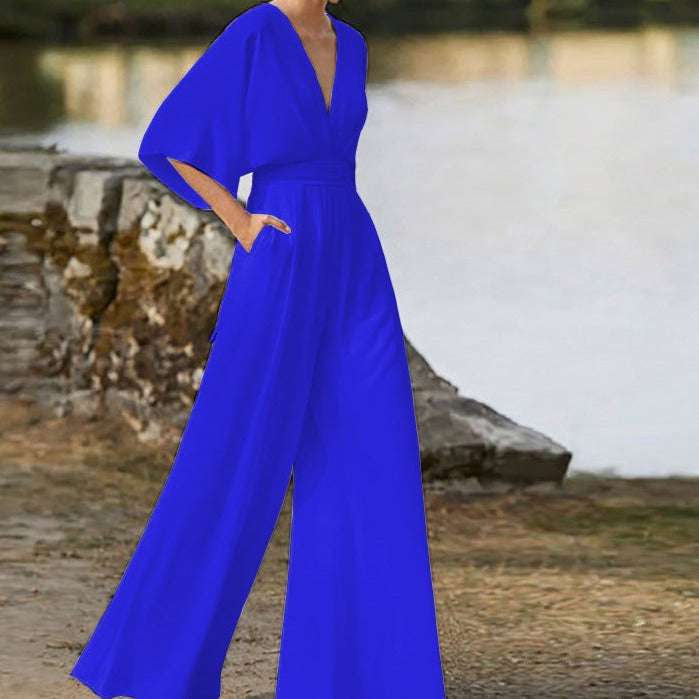 Lena | Elegant V-neck jumpsuit