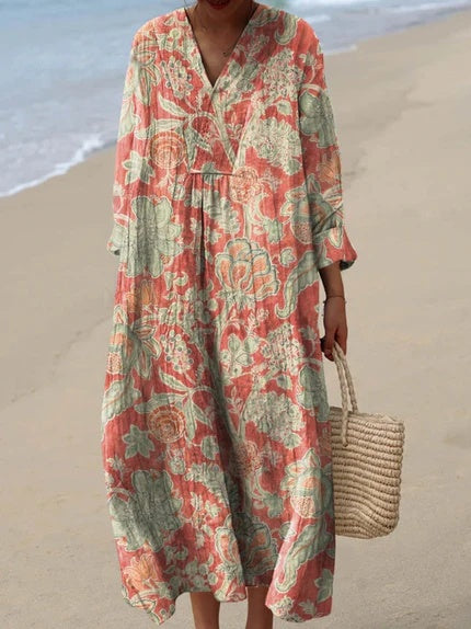 Marley | Relaxed Floral Midi Dress