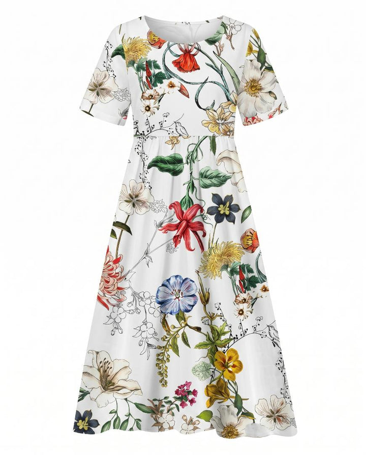 Jacqueline | Printed Floral Midi